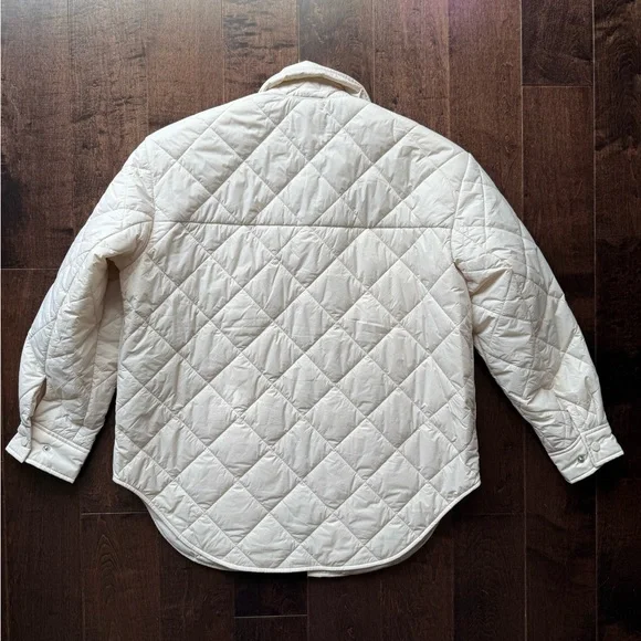 Wilfred Aritzia The Ganna Quilted Jacket Bone XSmall - Picture 4 of 16